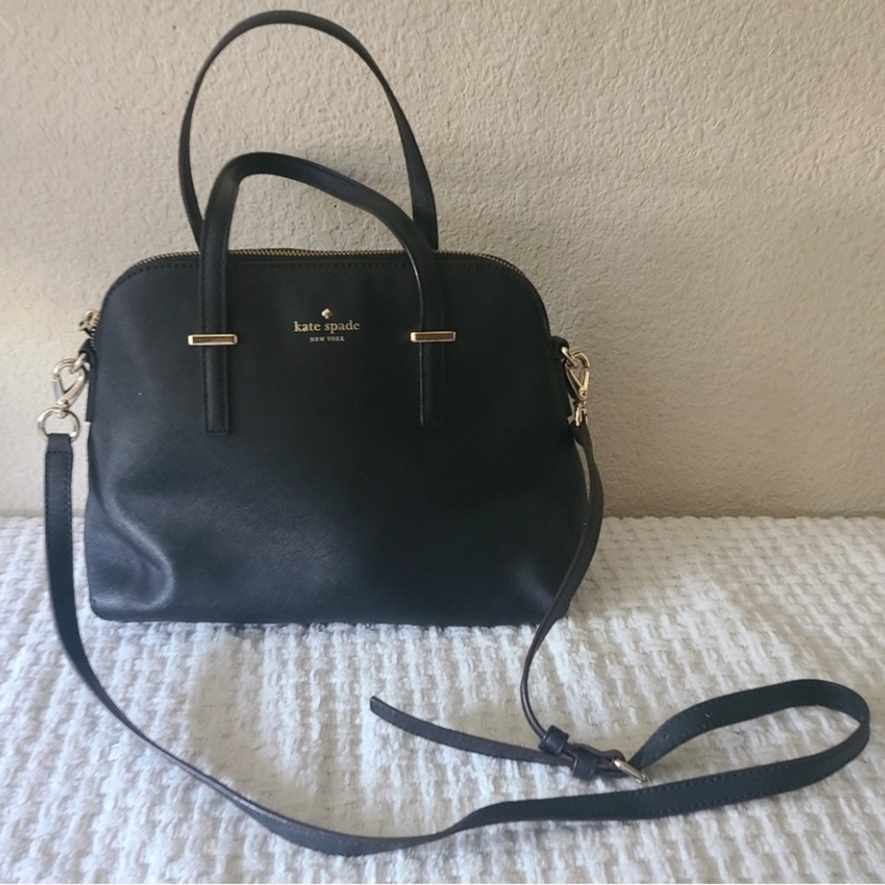 Kate Spade Crossbody bag (black leather)